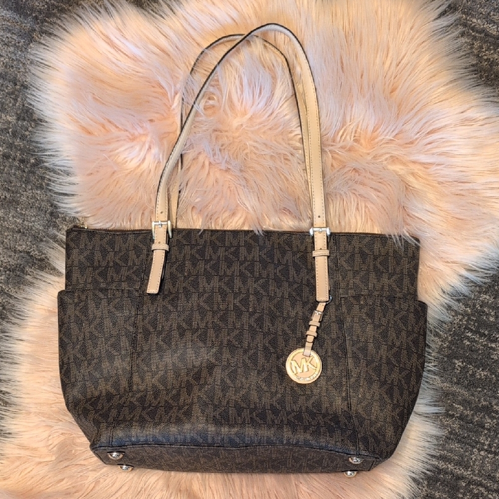 Michael Kors Dark Brown Signature Tote